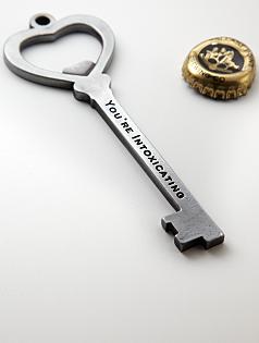 personalized heart shaped bottle opener